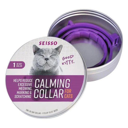 Cat Calming Collar - Soothing Stress Support Collar for Cats - Pawthentic Calm