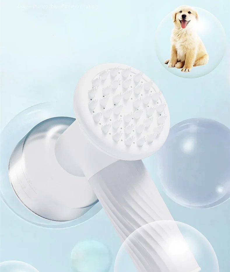 Automatic Foaming Pet Bath Brush - Electric Shampoo Dispenser for Dogs & Cats - Pawthentic Calm