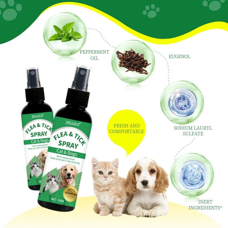 Pet Skin Itching Spray - Soothing Relief for Dogs & Cats - Pawthentic Calm