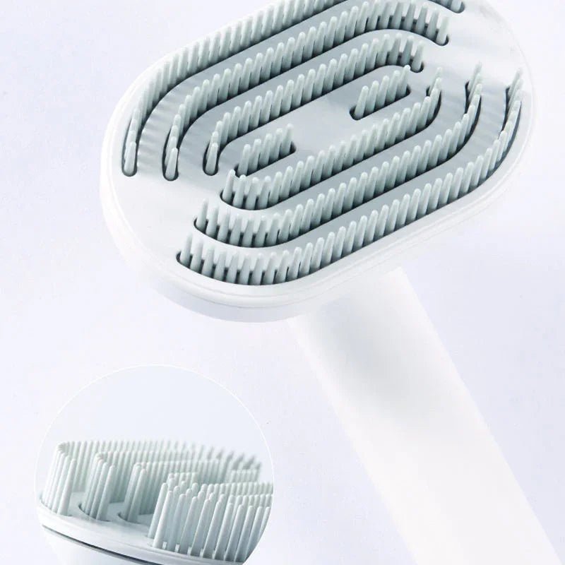 Pet Grooming Brush - Self - Cleaning Comb for Dogs & Cats - Pawthentic Calm