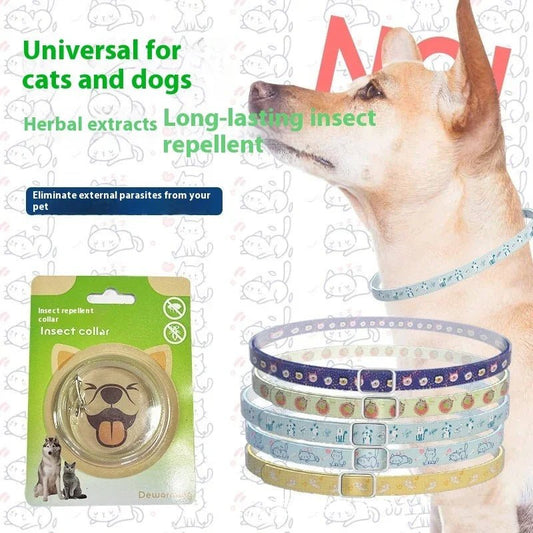 Pet Anti - Mosquito Collar - Insect Repellent Collar for Dogs & Cats - Pawthentic Calm