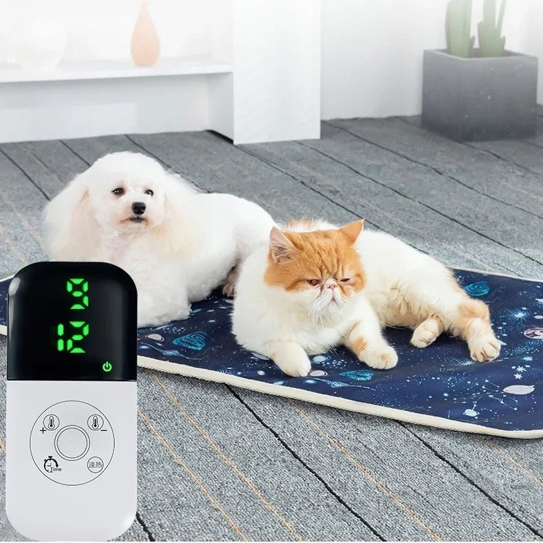 Electric Heating Blanket for Cats & Dogs - Pet Heating Pad - Pawthentic Calm